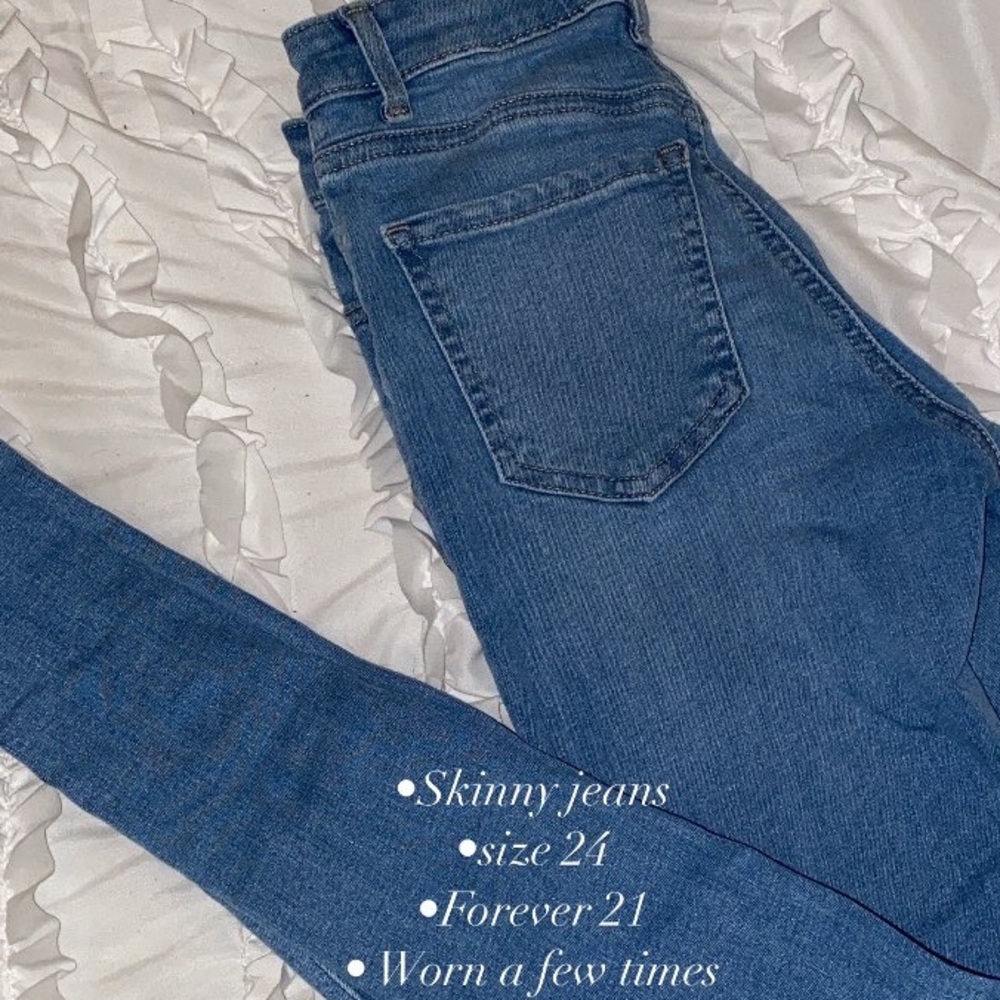 Forever 21 skinny high waisted jeans